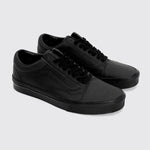 Zapatilla Adulto Old Skool Cuero Negro Vans