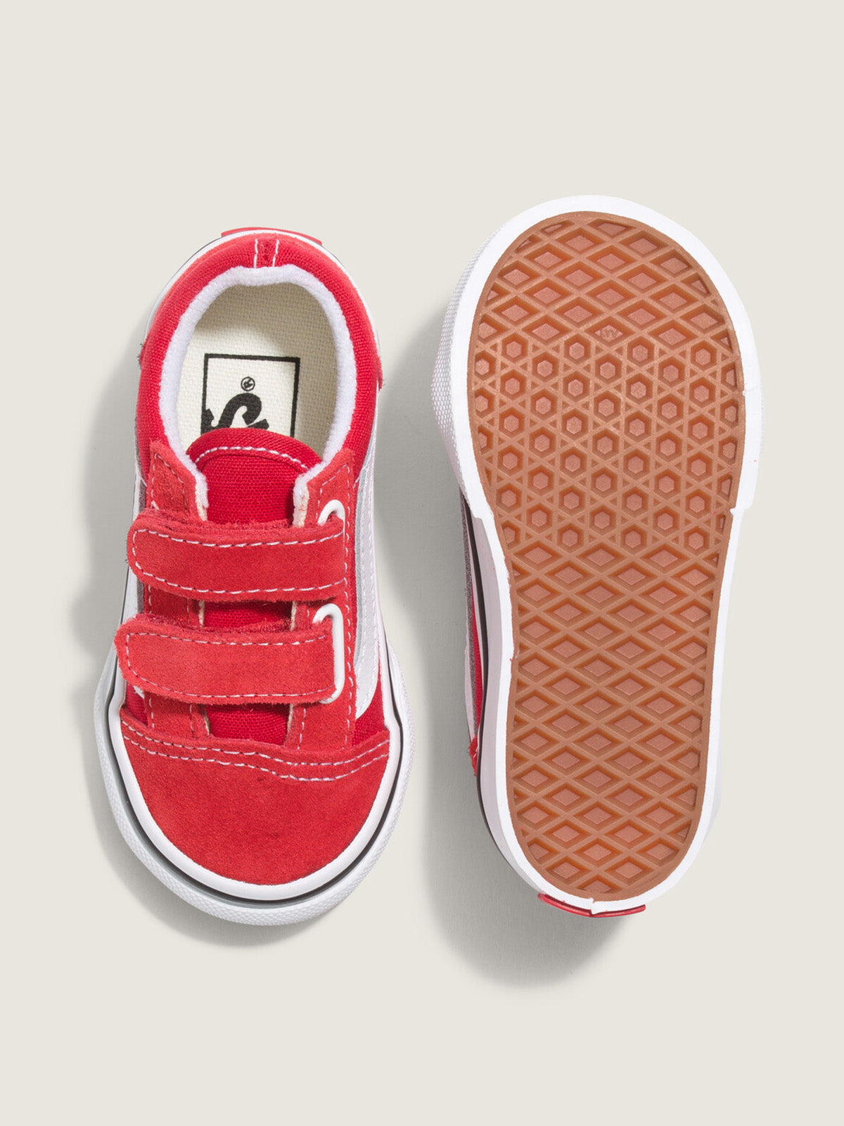 Zapatilla Niño (1 a 4 años) Td Old Skool V Rojo Vans