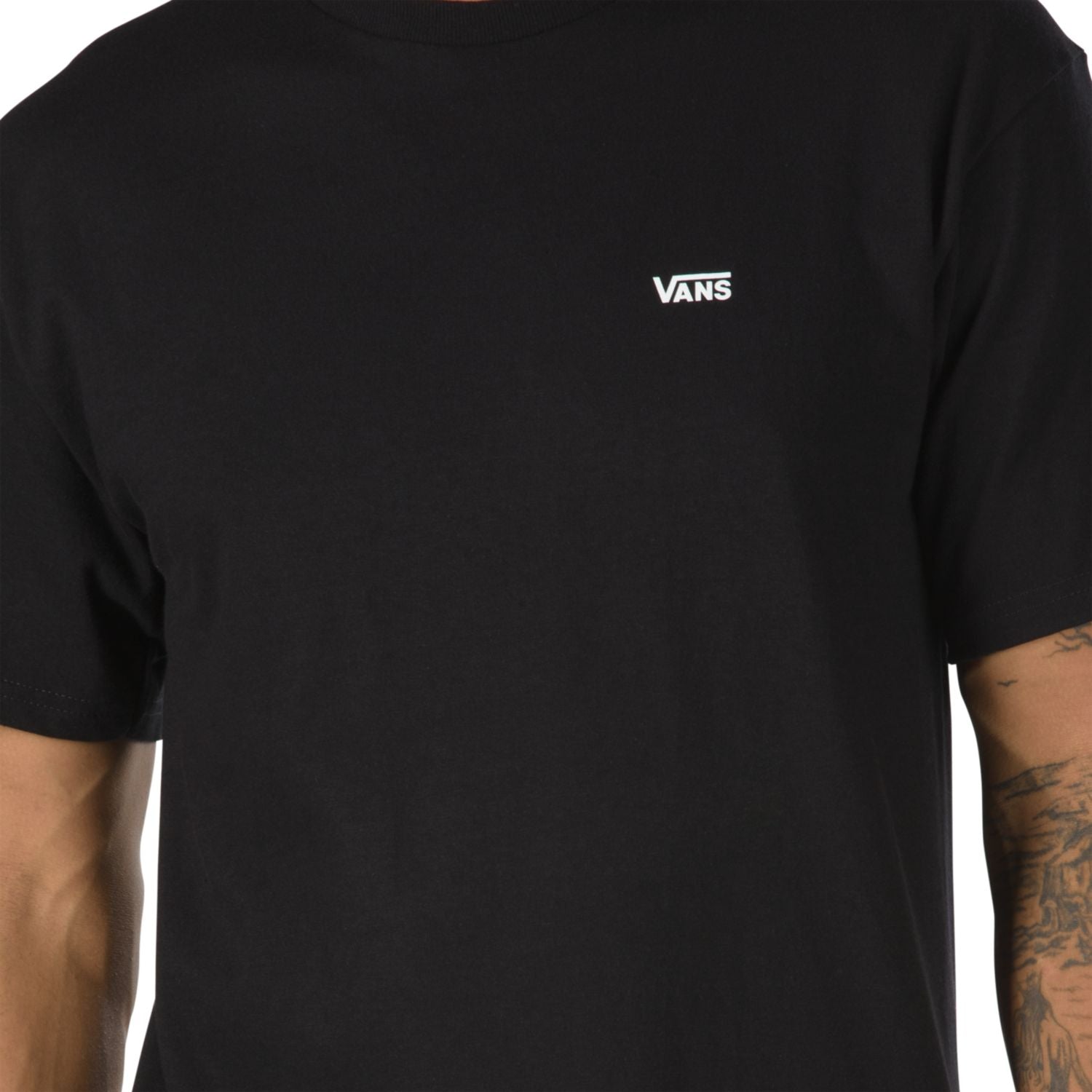 Polera M/C Hombre Left Chest Logo Blanco Vans