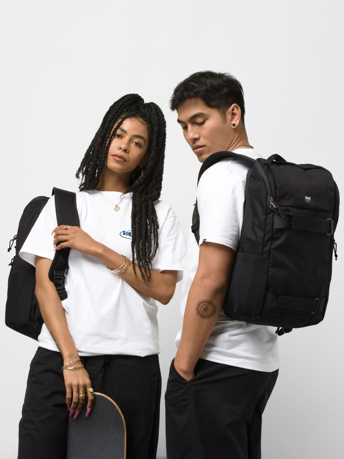 Mochila Obstacle Skate Pack Negro Vans