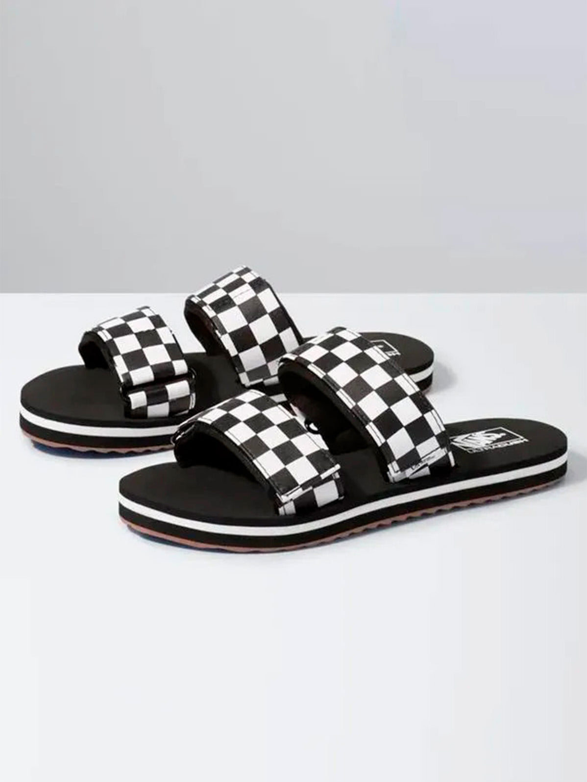 Sandalias Mujer Cayucas Slide On Negro Vans