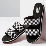 Sandalias Mujer Cayucas Slide On Negro Vans