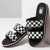 Sandalias Mujer Cayucas Slide On Negro Vans