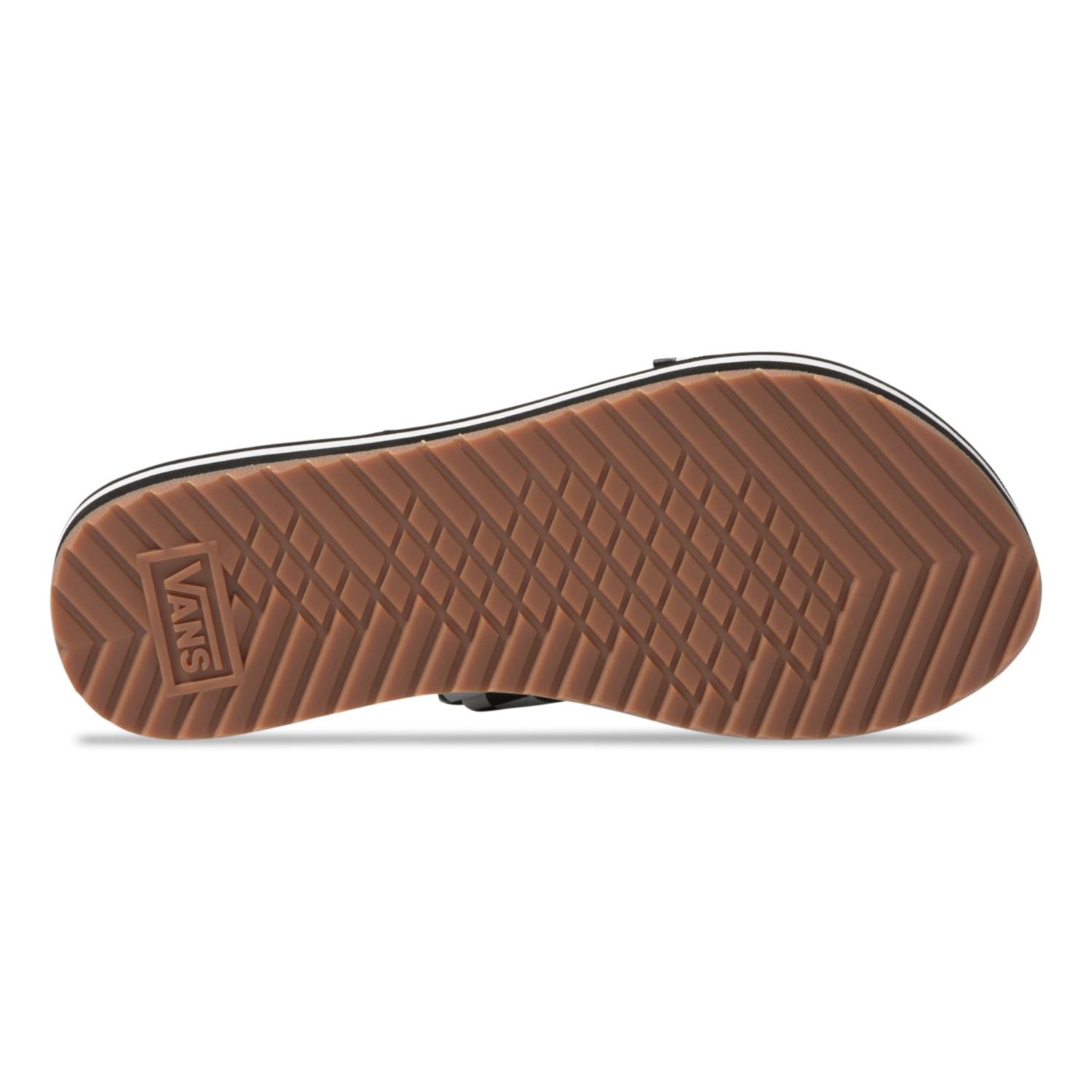 Sandalias Mujer Cayucas Slide On Negro Vans