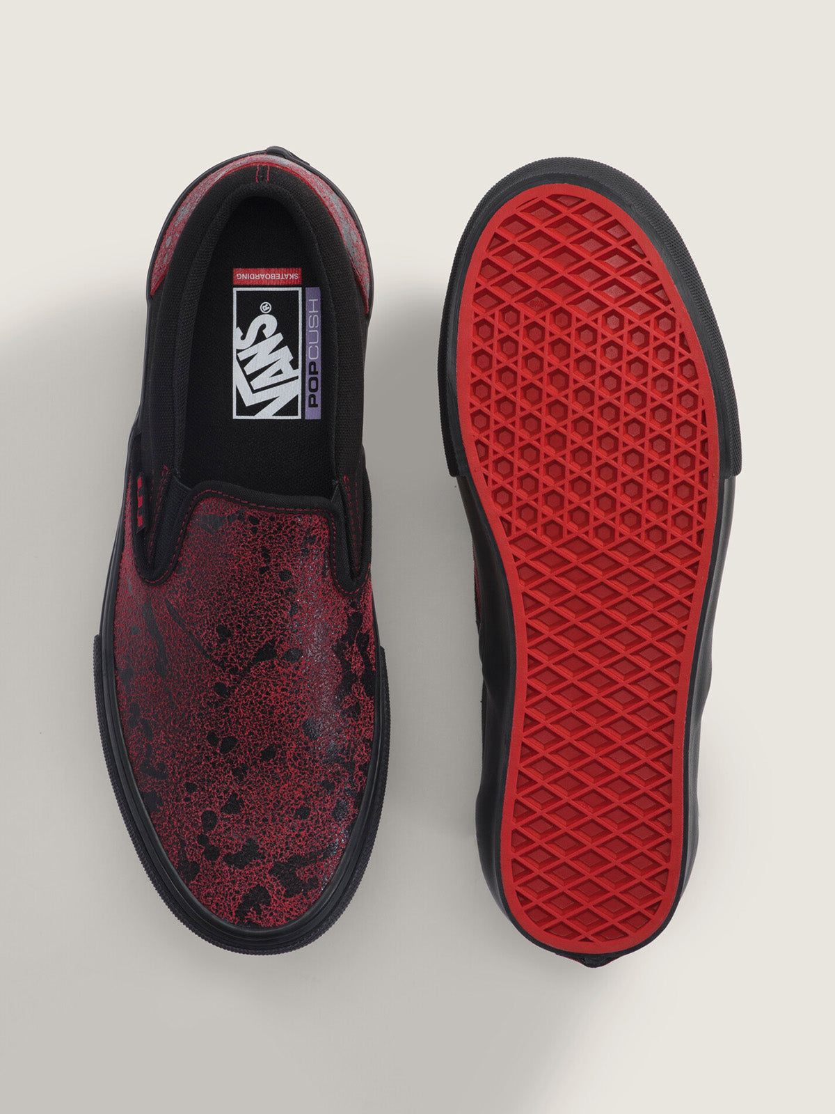 Zapatilla Hombre Skate Slip-On Negro