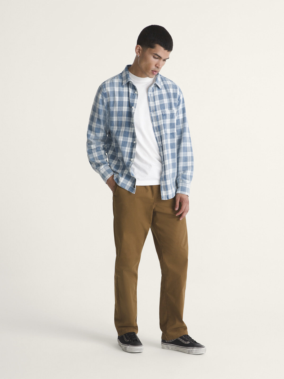 Pantalón Hombre Range Relaxed Elastic Café