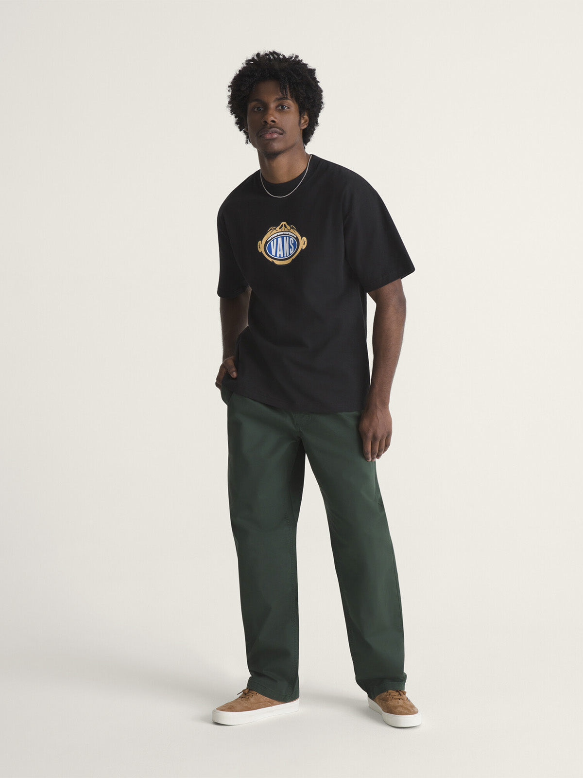 Pantalón Hombre Range Relaxed Elastic Negro