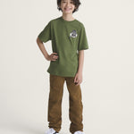 Pantalón Niño Range Elastic Waist Café