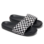 Zapatillas MnLa COsta SliDe-On (Checkerboard) True White/Black
