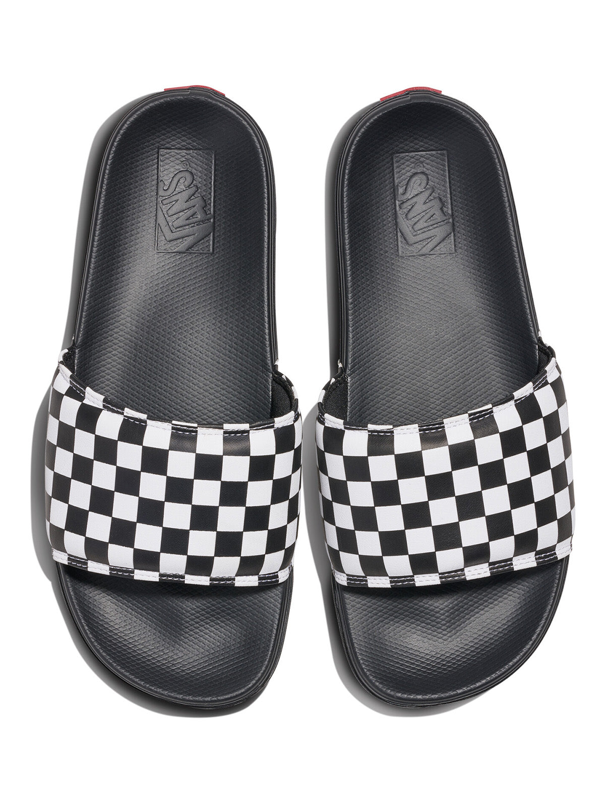 Zapatillas MnLa COsta SliDe-On (Checkerboard) True White/Black