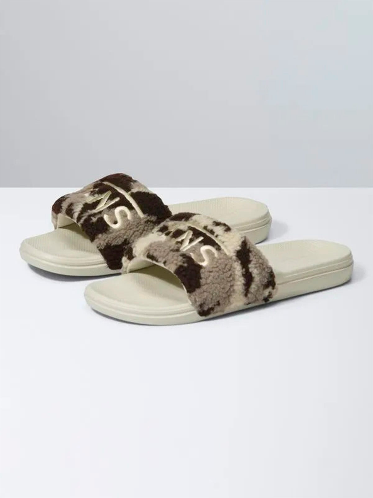 Sandalias Mujer La Costa Slide On Sherpa Vans