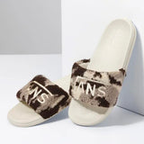 Sandalias Mujer La Costa Slide On Sherpa Vans