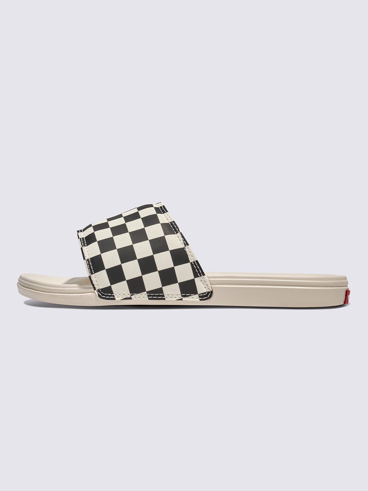 Sandalias Mujer La Costa Slide On Blanco Checkerboard Vans