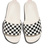 Sandalias Mujer La Costa Slide On Blanco Checkerboard Vans