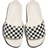 Sandalias Mujer La Costa Slide On Blanco Checkerboard Vans