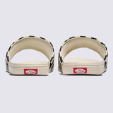 Sandalias Mujer La Costa Slide On Blanco Checkerboard Vans