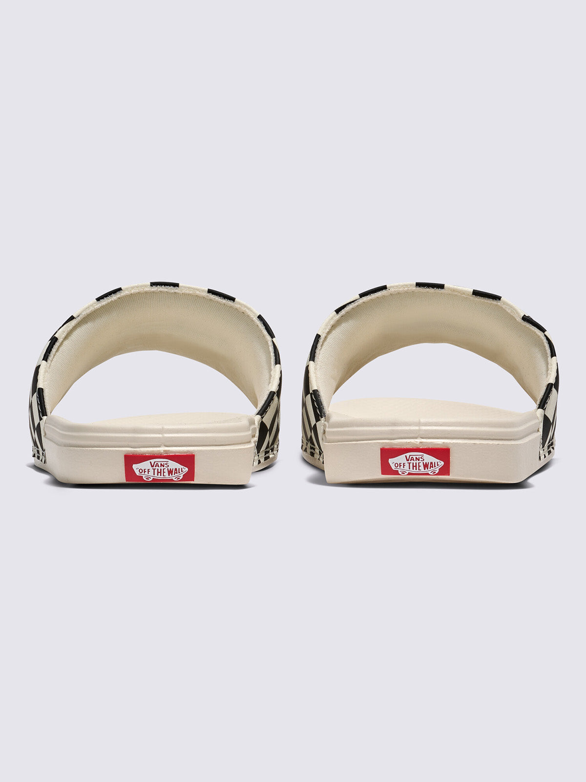 Sandalias Mujer La Costa Slide On Blanco Checkerboard Vans