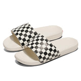 Sandalias Mujer La Costa Slide On Blanco Checkerboard Vans