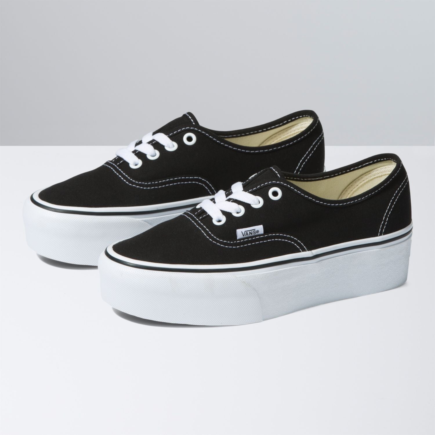 Zapatillas UA Authentic Stackform Canvas Canvas Black/True White