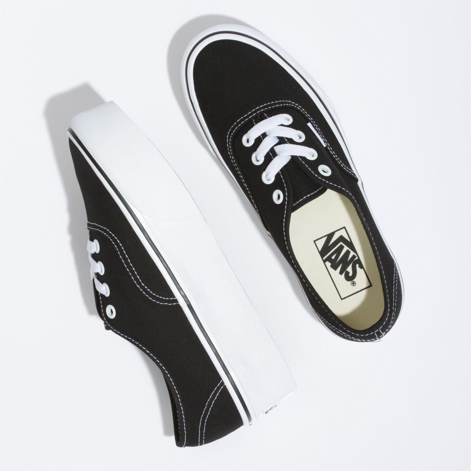 Zapatillas UA Authentic Stackform Canvas Canvas Black/True White