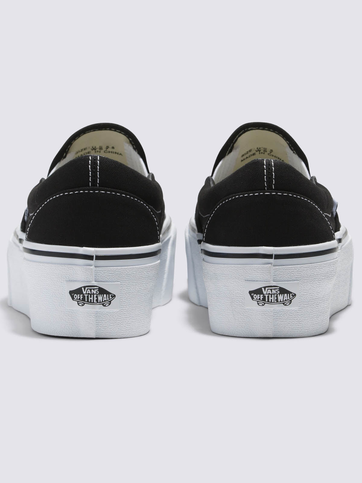 Zapatilla Mujer Slip On Negro Stackform Vans