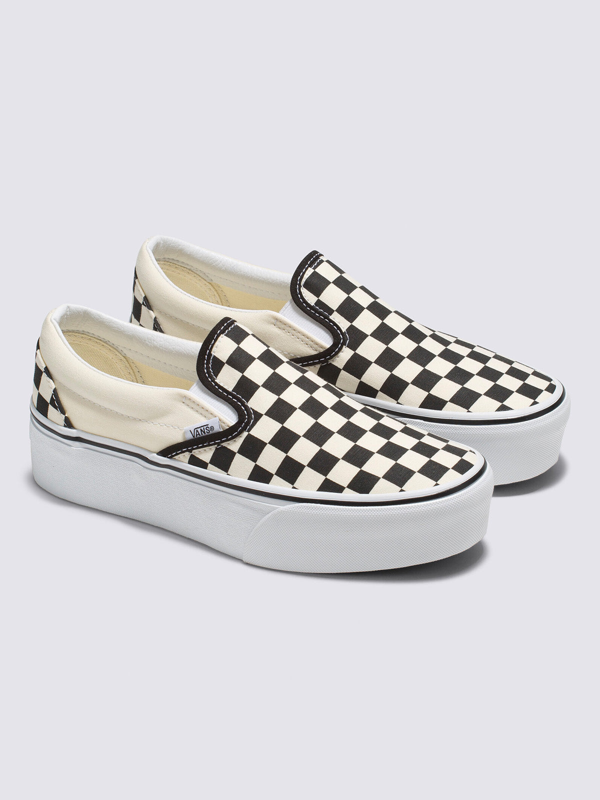 Zapatilla Mujer Slip On Checkerboard Stackform Vans