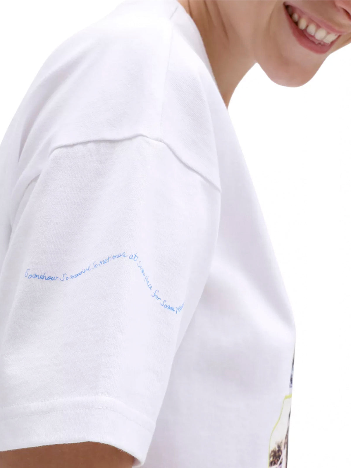 Polera M/C Mujer Vault x Fumiko Imano Blanco Vans