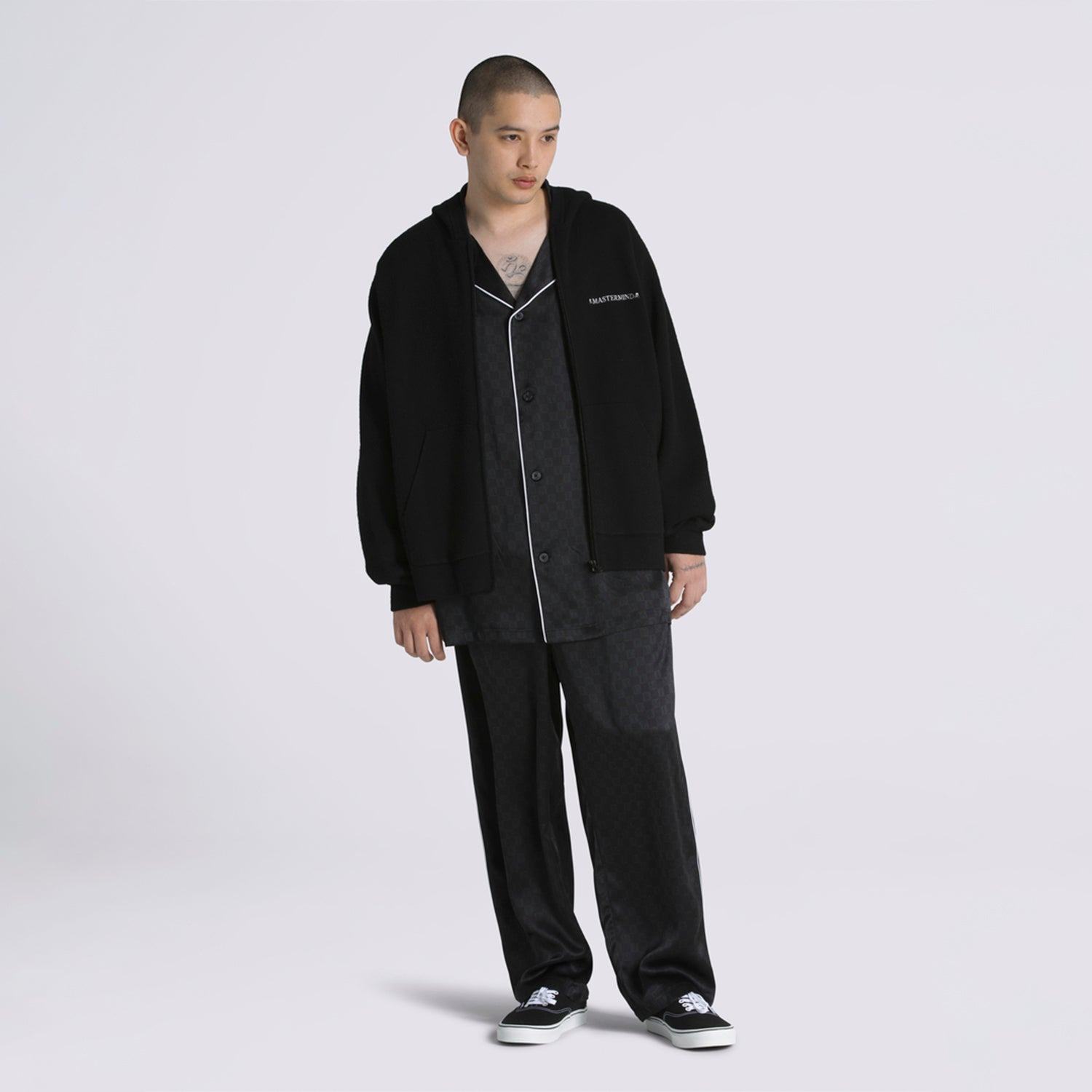 Polerón MstrMnd Zip Hoodie Black