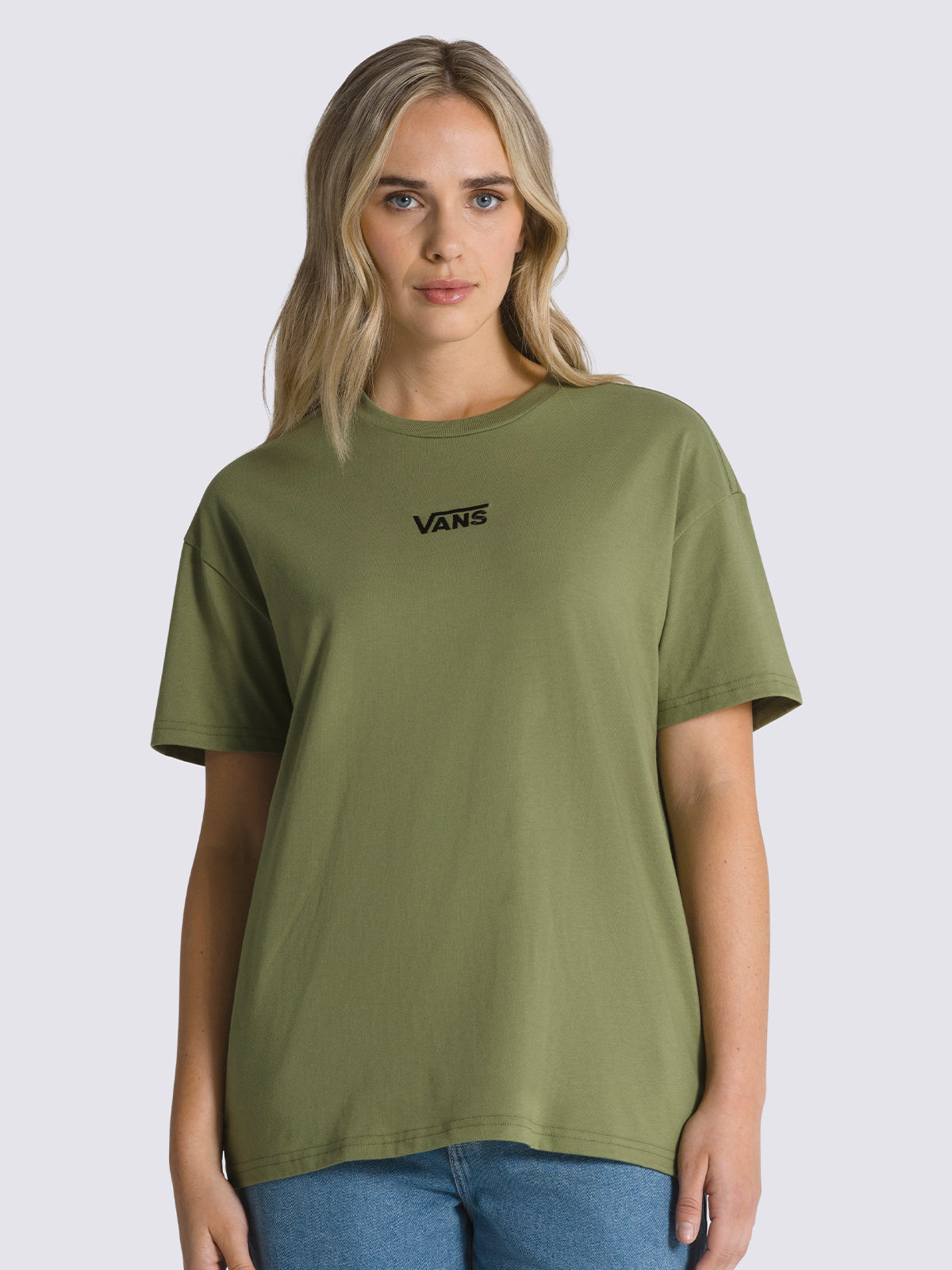 Polera M/C Mujer Flying V Verde Vans